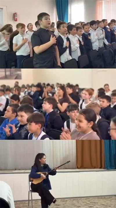 Біздің мектепте батыр күніне -ества, Ар — намыс және патриотизм мерекесіне арналған салтанатты іс-шара өтті