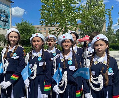 29 мамырда "№7 орта мектеп" КММ базасында өңірдің түкпір-түкпірінен талантты, белсенді және мақсатқа ұмтылған оқушыларды біріктірген ҚЖИ (Қозғалыстың жас инспекторлары) облыстық слеті өтті